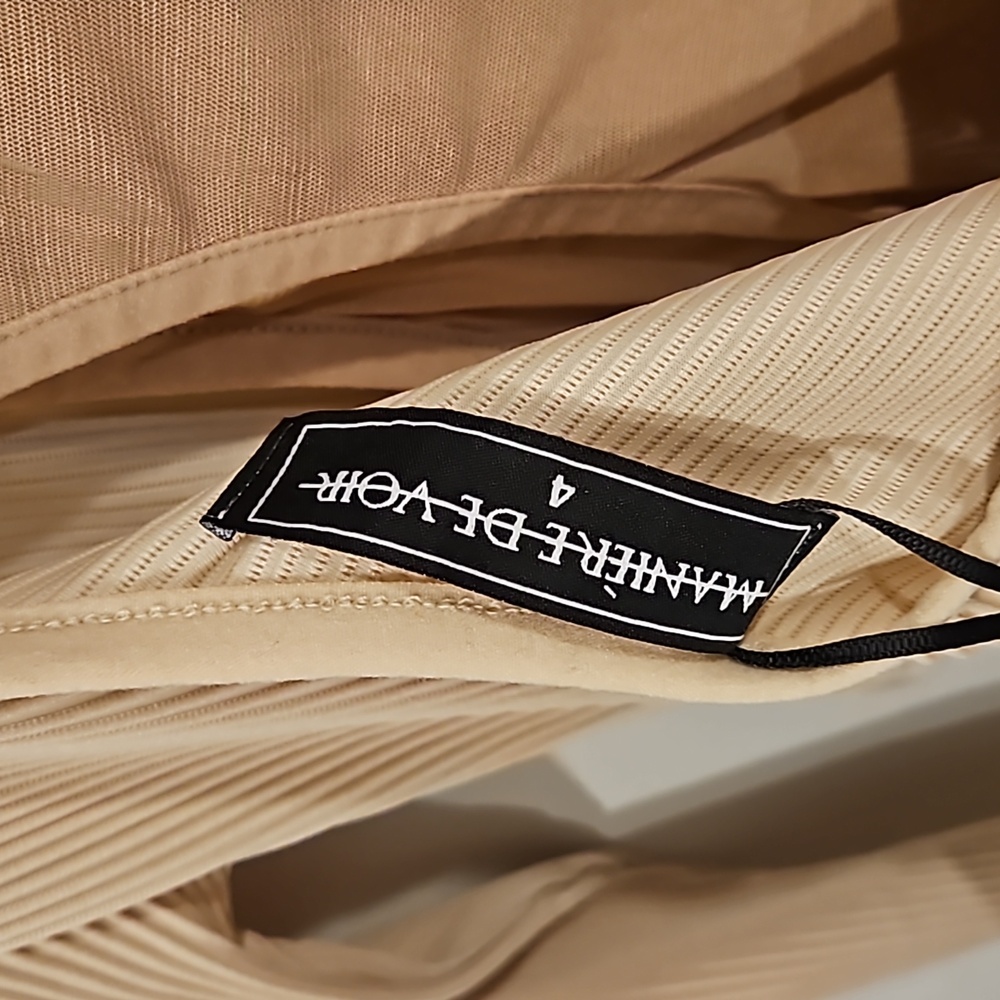 Maniere De Voir Bodysuit Beige - Picture 6 of 6